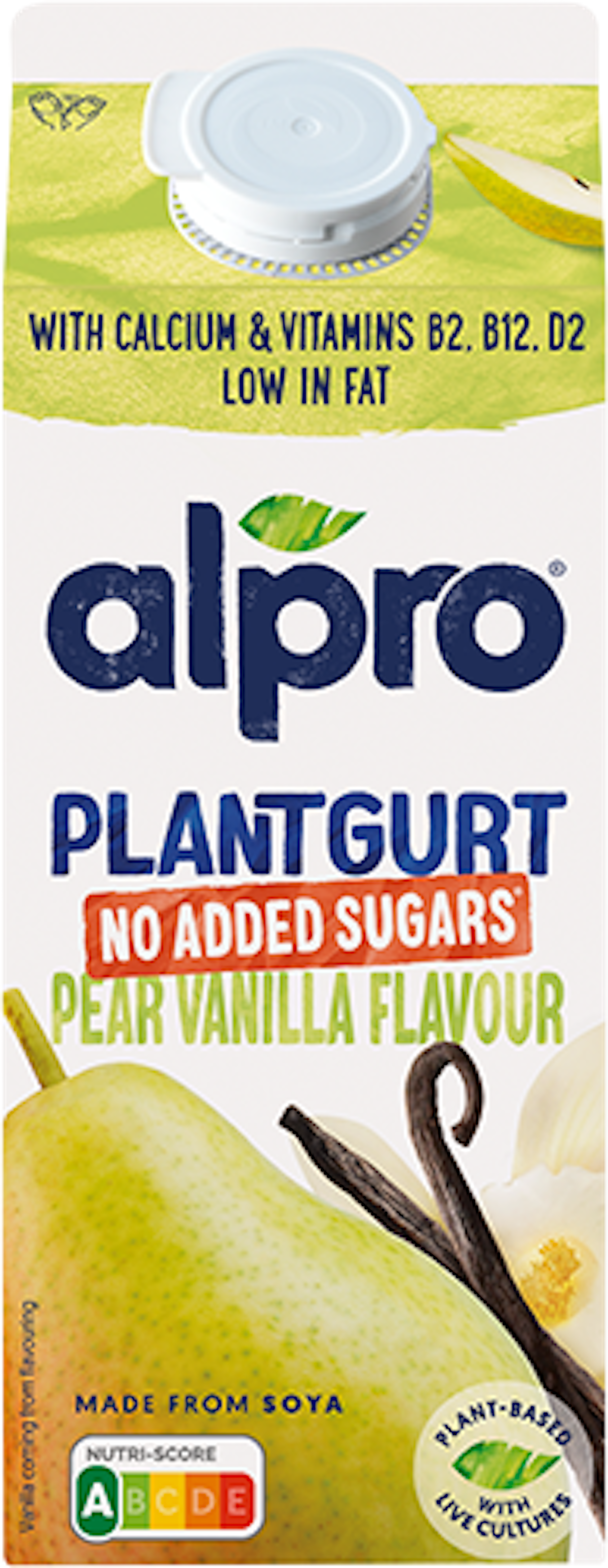 Plantgurt pear-vanilla nas