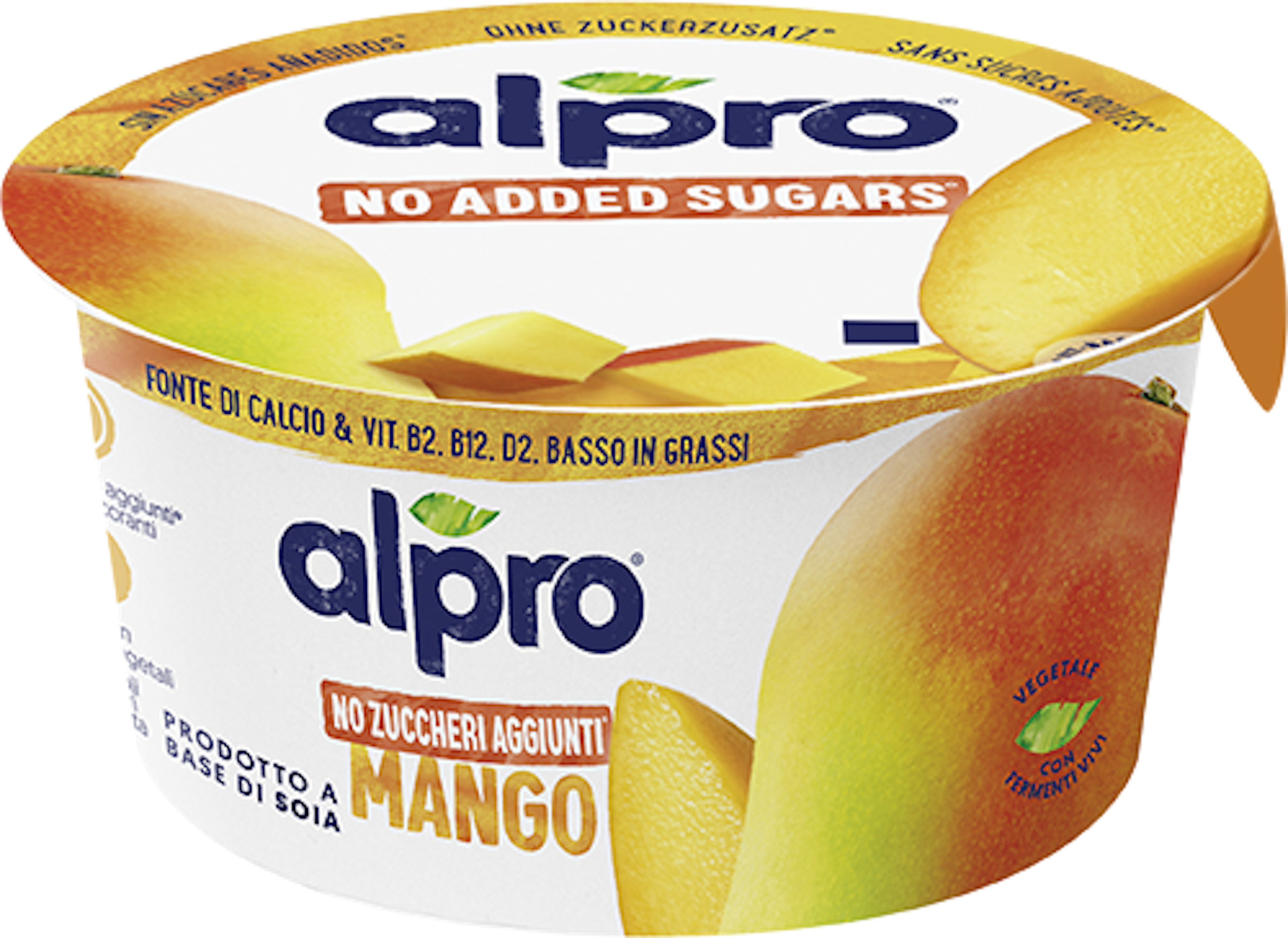Più frutta, zero zuccheri aggiunti mango