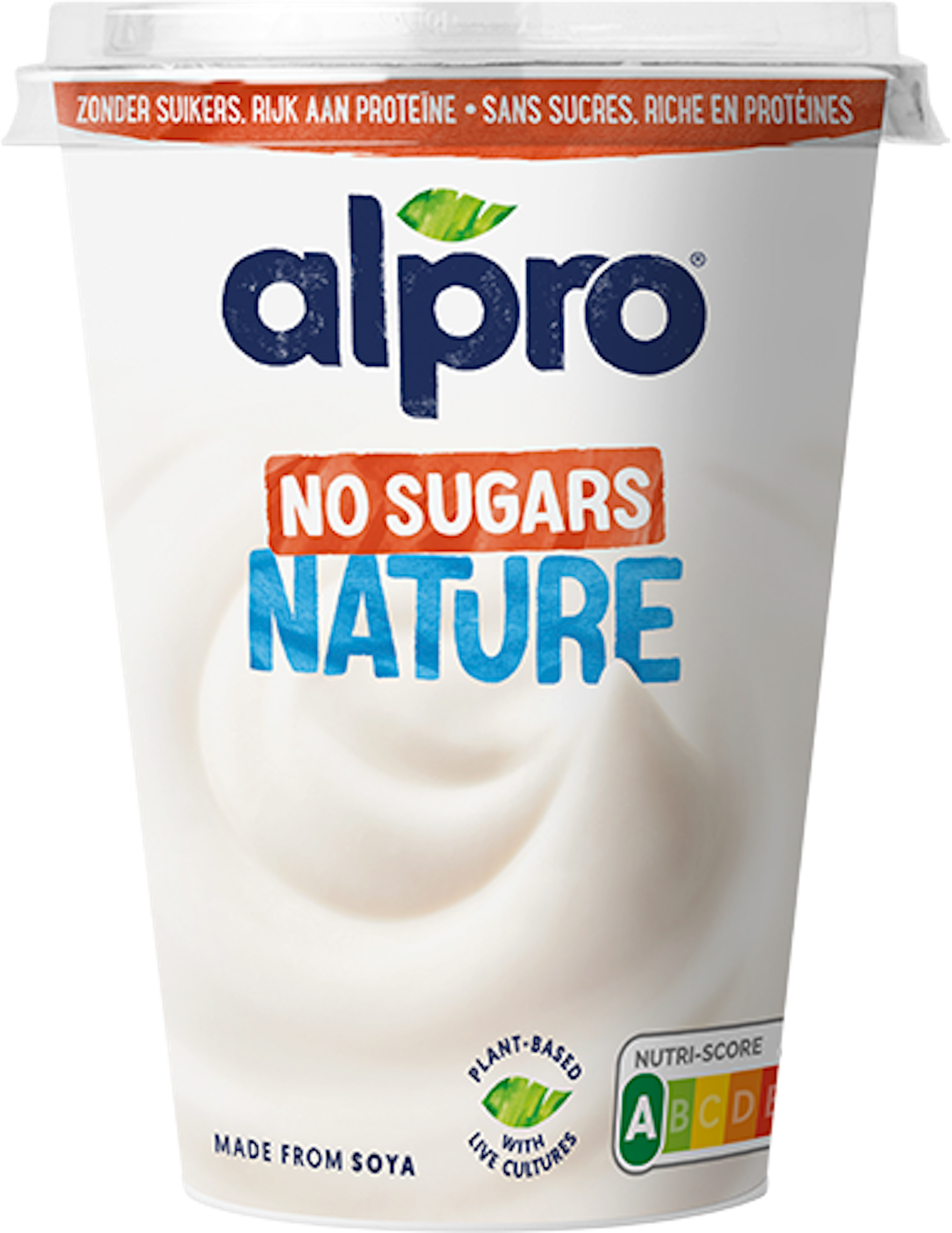 Natuur Plantaardig Alternatief voor Yoghurt Zonder Suikers